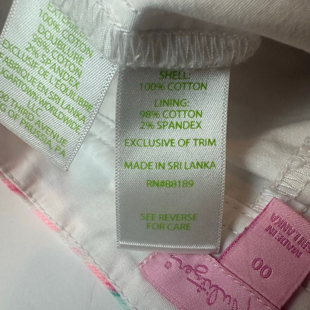 Lilly Pulitzer Colette Scallop Hem Skort Size 00 EUC Sailbooat Novelty Pattern - Picture 7 of 10